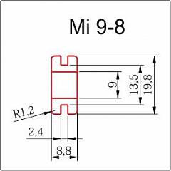 Втулка проходная изоляционная Mi 9-8